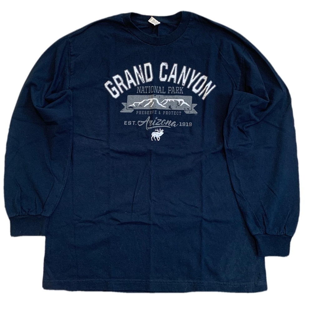 ALSTYLE Grand Canyon National Park Long Sleeve T-Shirt Size L